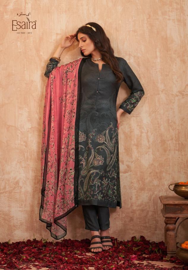 ESAIRA NIRAN Pashmina Digital Printed Salwar Kameez Wholesale Catalog