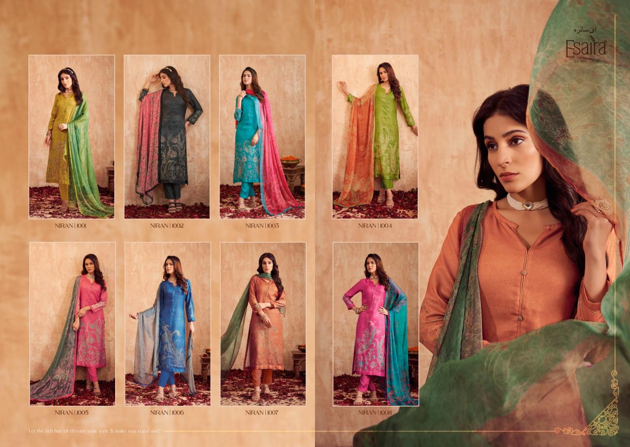 ESAIRA NIRAN Pashmina Digital Printed Salwar Kameez Wholesale Catalog