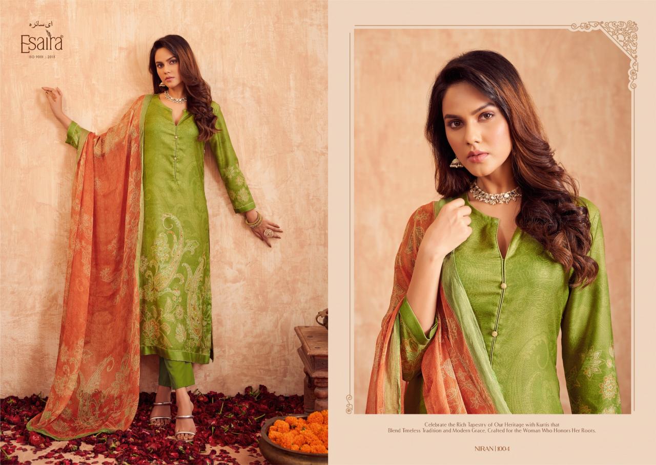 ESAIRA NIRAN Pashmina Digital Printed Salwar Kameez Wholesale Catalog