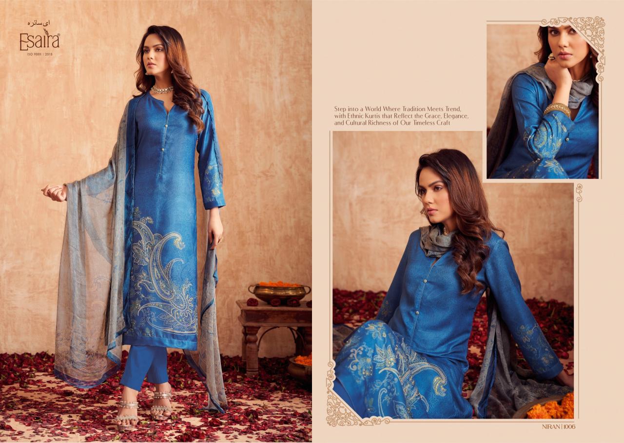 ESAIRA NIRAN Pashmina Digital Printed Salwar Kameez Wholesale Catalog