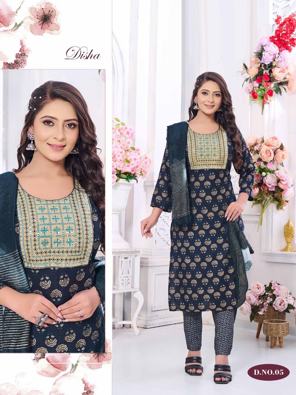 Fashion Talk Disha Vol 0.1 Kurti design of fab india