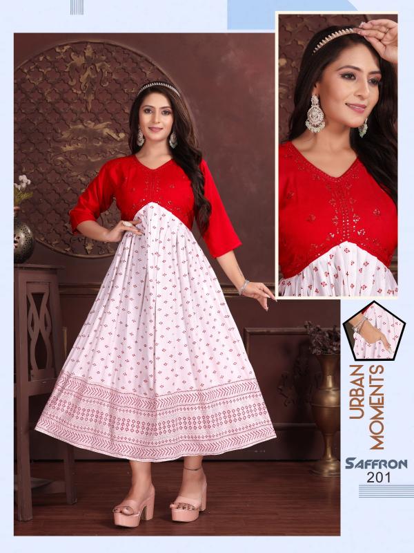 FASHION TALK SAFFRON VOL.0.2.1 kurtis for plus size in india