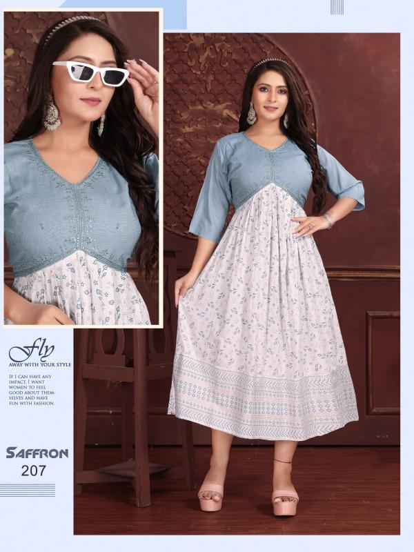 FASHION TALK SAFFRON VOL.0.2.1 kurtis for plus size in india