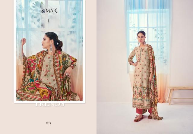 Glossy simar Sukoon Pashmina Salwar Kameez Wholesale Catalog