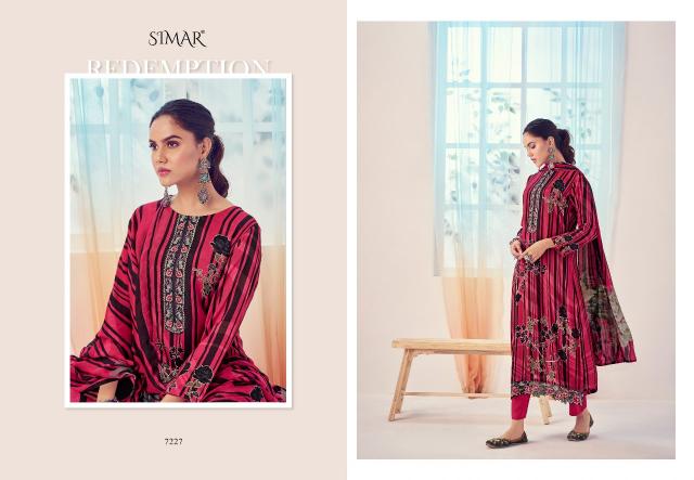 Glossy simar Sukoon Pashmina Salwar Kameez Wholesale Catalog