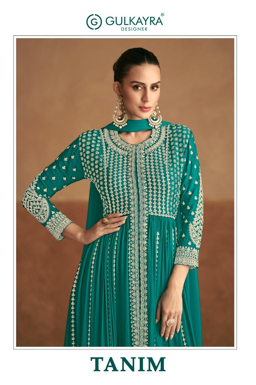Gulkayra Tanim front open long kurtis online india