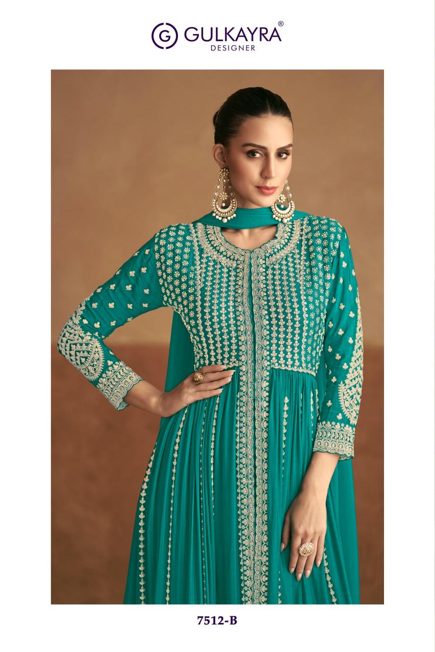 Gulkayra Tanim front open long kurtis online india