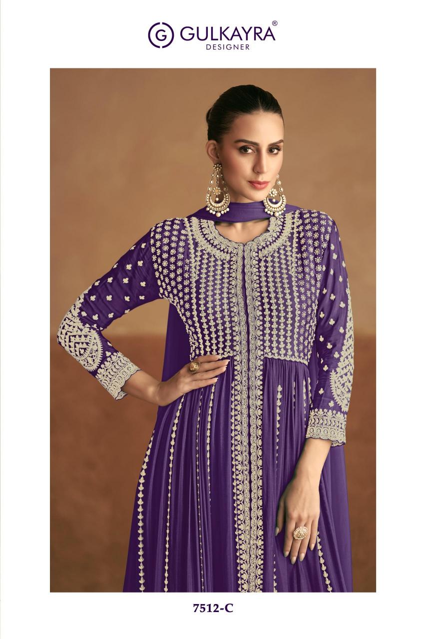 Gulkayra Tanim front open long kurtis online india