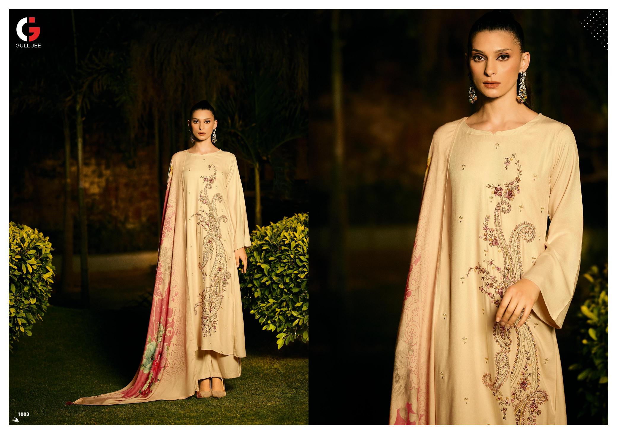 Gull Jee Winter Glory Pashmina Salwar Kameez Wholesale Catalog