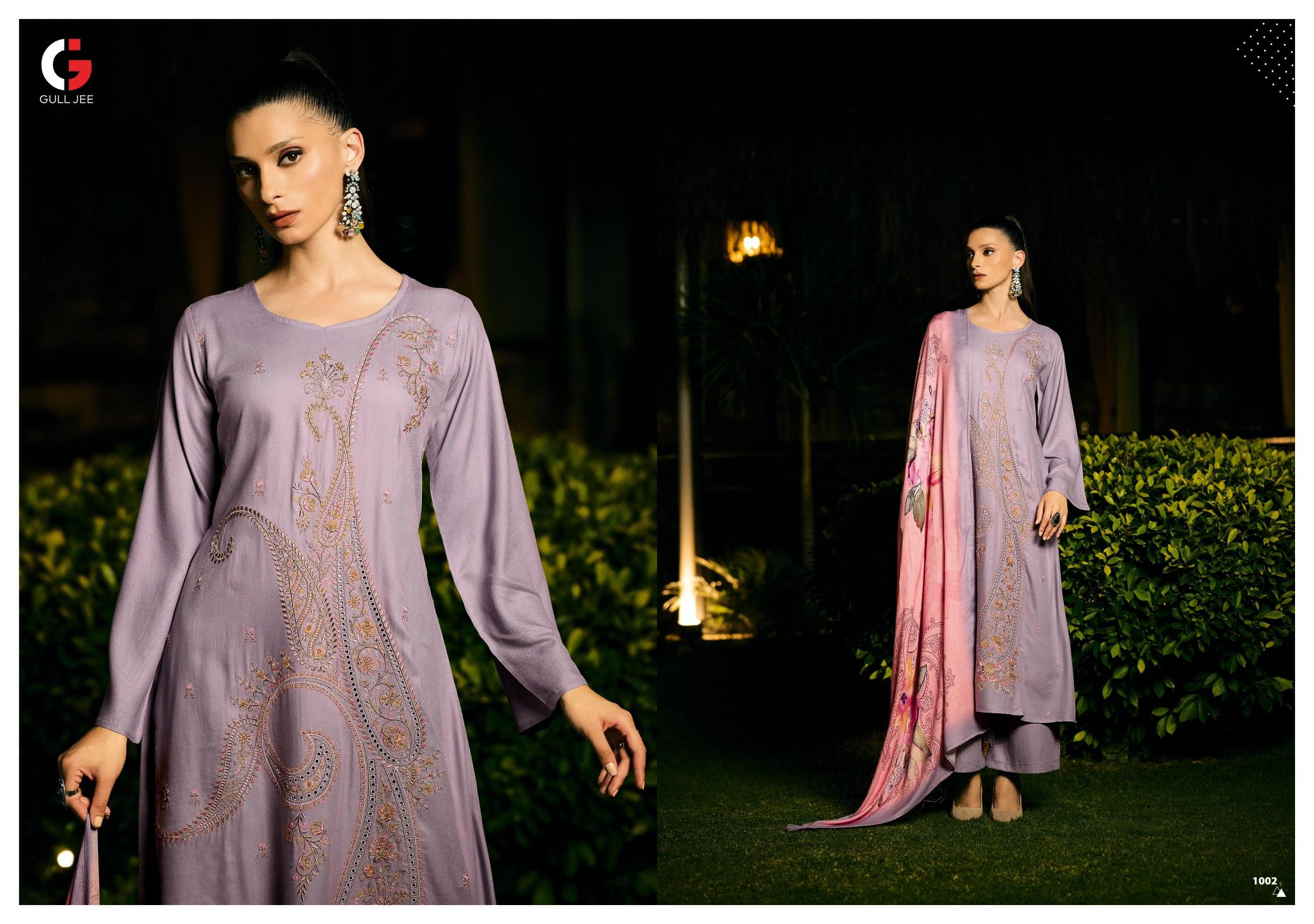 Gull Jee Winter Glory Pashmina Salwar Kameez Wholesale Catalog