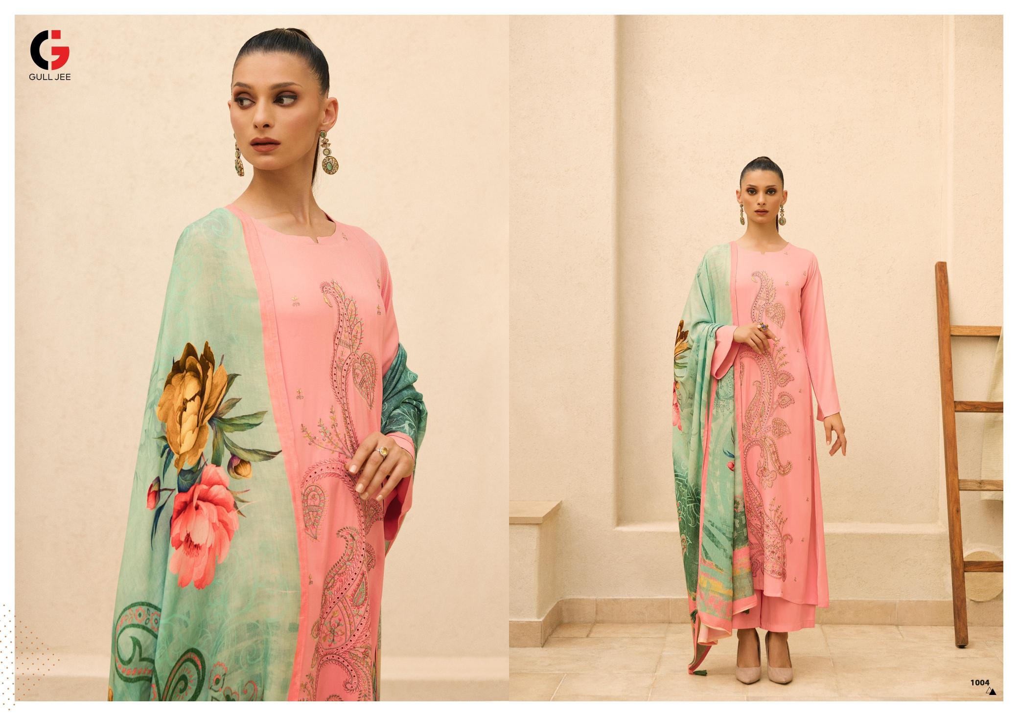 Gull Jee Winter Glory Pashmina Salwar Kameez Wholesale Catalog
