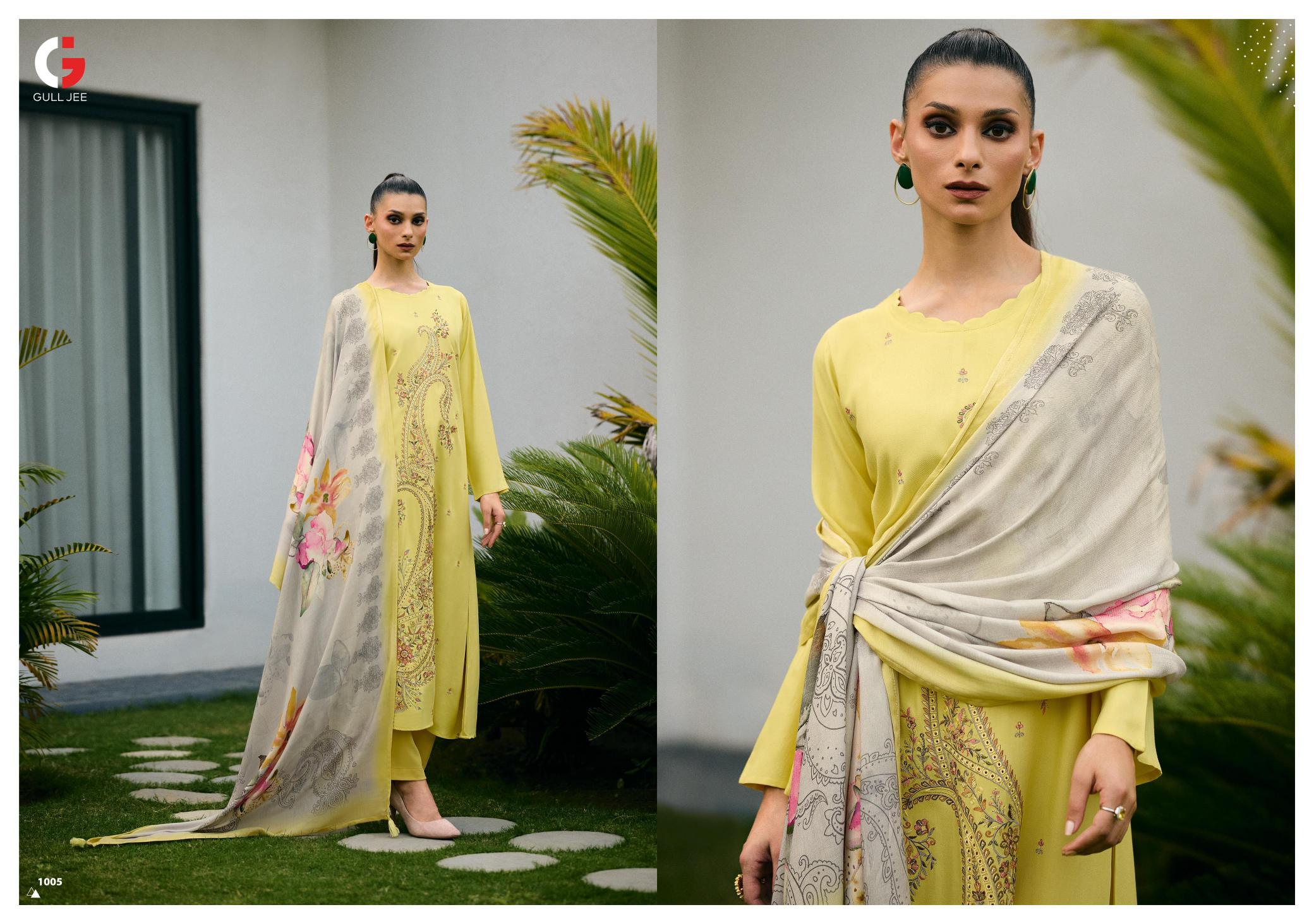 Gull Jee Winter Glory Pashmina Salwar Kameez Wholesale Catalog