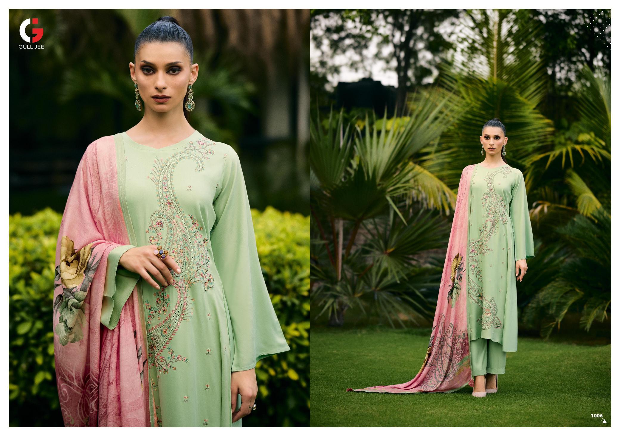 Gull Jee Winter Glory Pashmina Salwar Kameez Wholesale Catalog