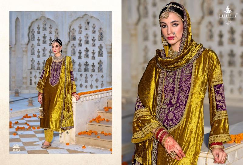 Ibiza Cindrella NOOR E SHAMA Viscose Velvet Salwar Kameez Wholesale Catalog