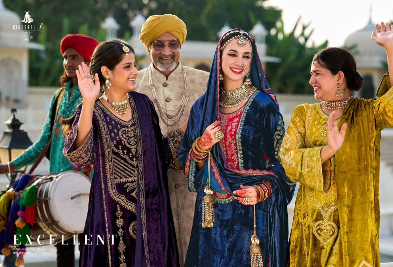 Ibiza Cindrella NOOR E SHAMA Viscose Velvet Salwar Kameez Wholesale Catalog