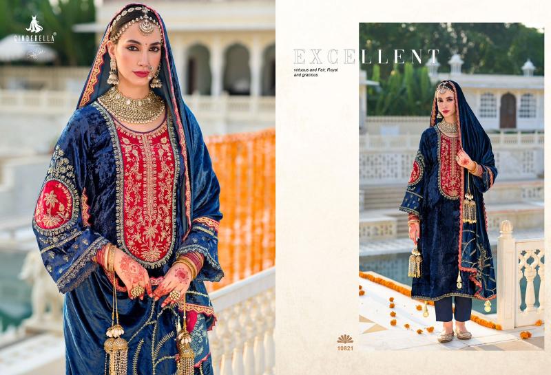 Ibiza Cindrella NOOR E SHAMA Viscose Velvet Salwar Kameez Wholesale Catalog