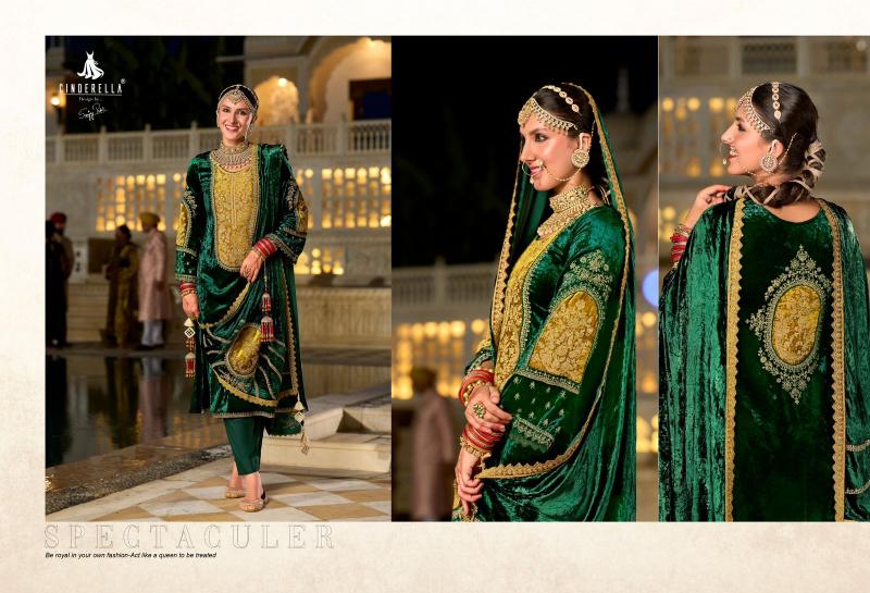 Ibiza Cindrella NOOR E SHAMA Viscose Velvet Salwar Kameez Wholesale Catalog