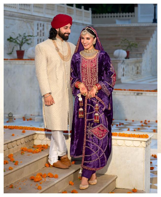 Ibiza Cindrella NOOR E SHAMA Viscose Velvet Salwar Kameez Wholesale Catalog