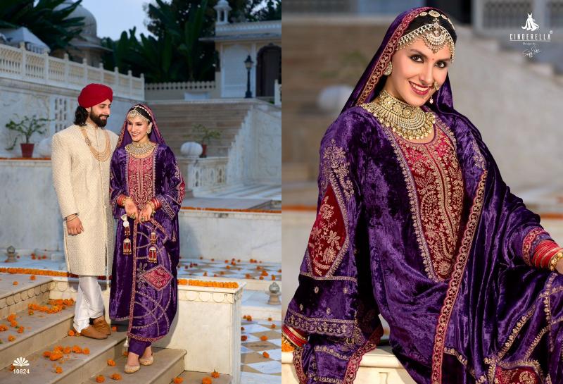 Ibiza Cindrella NOOR E SHAMA Viscose Velvet Salwar Kameez Wholesale Catalog