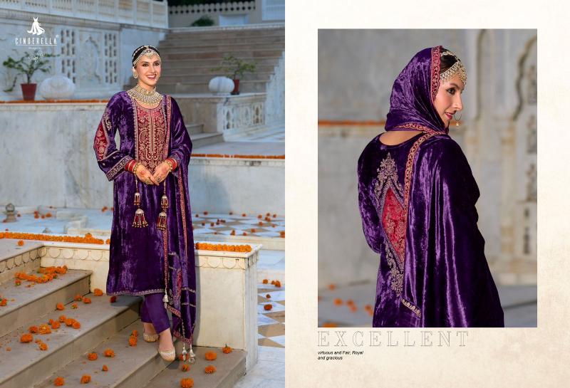 Ibiza Cindrella NOOR E SHAMA Viscose Velvet Salwar Kameez Wholesale Catalog