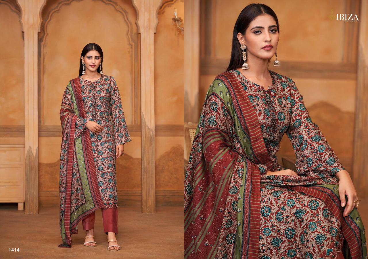 Ibiza Gazab Viscose Pashmina Digital Printed Salwar Kameez Wholesale Catalog
