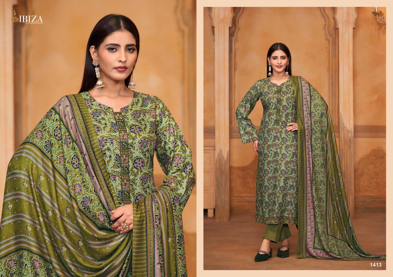 Ibiza Gazab Viscose Pashmina Digital Printed Salwar Kameez Wholesale Catalog