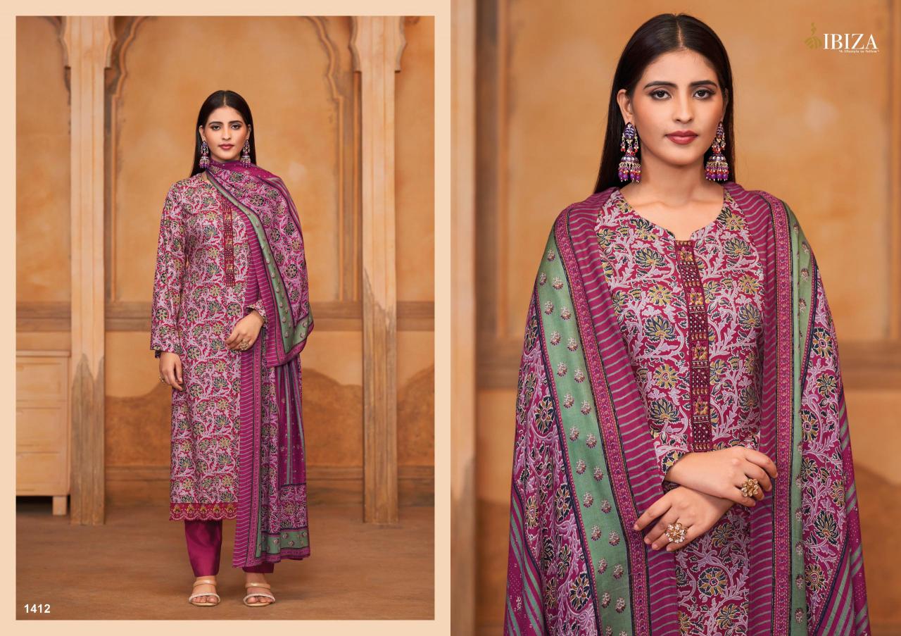 Ibiza Gazab Viscose Pashmina Digital Printed Salwar Kameez Wholesale Catalog