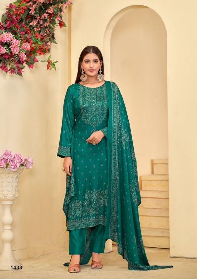 Ibiza Hasin Digital Printed Pashmina Salwar Kameez Wholesale Catalog