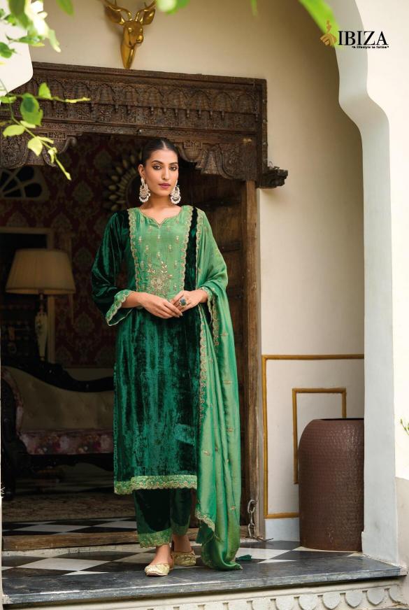 Ibiza Sabhayata Velvet Salwar Kameez Wholesale Catalog