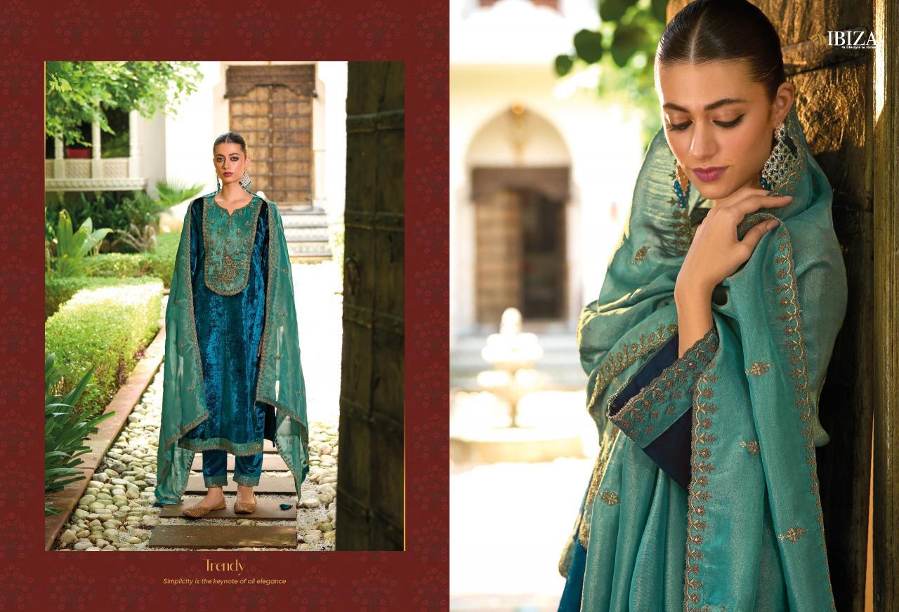 Ibiza Sabhayata Velvet Salwar Kameez Wholesale Catalog