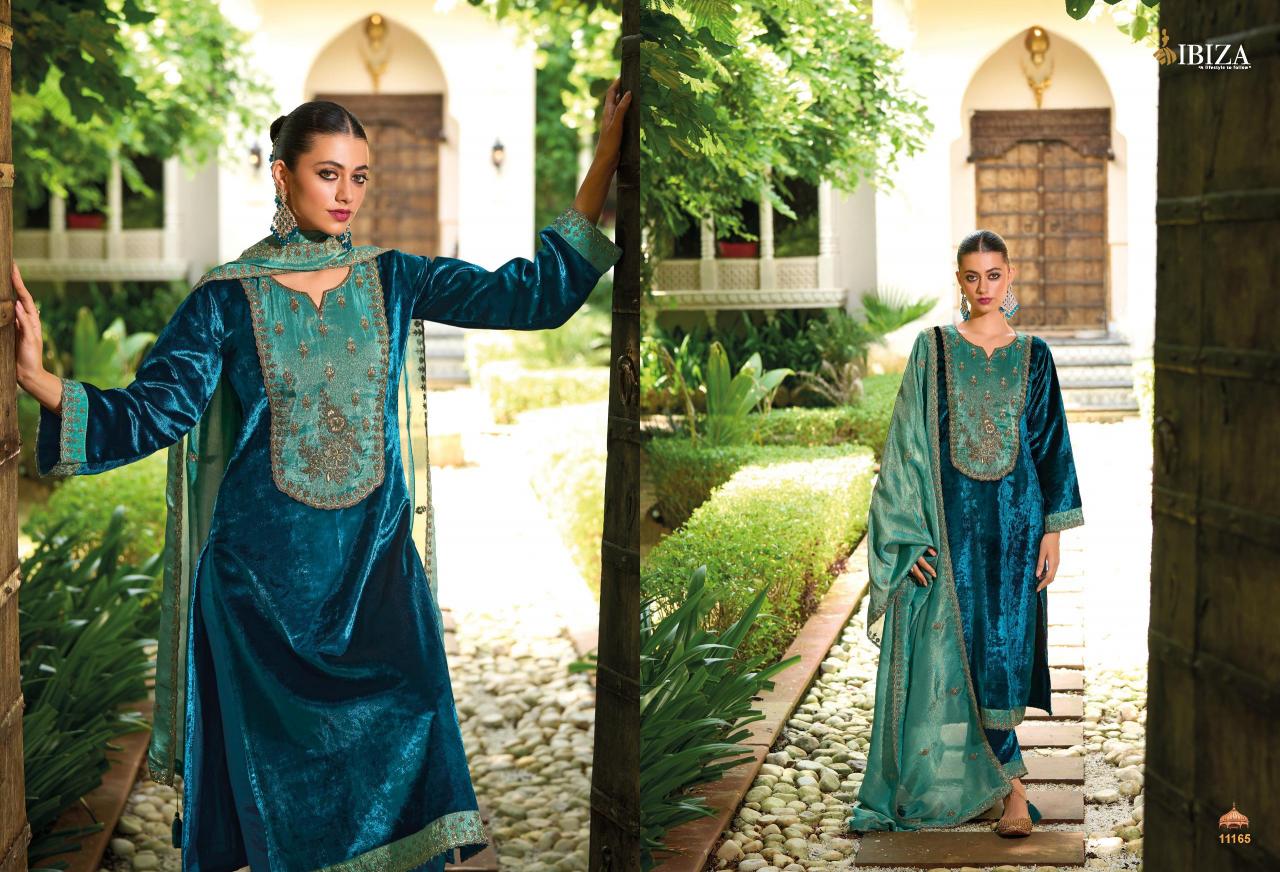 Ibiza Sabhayata Velvet Salwar Kameez Wholesale Catalog