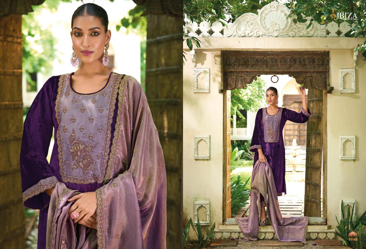 Ibiza Sabhayata Velvet Salwar Kameez Wholesale Catalog
