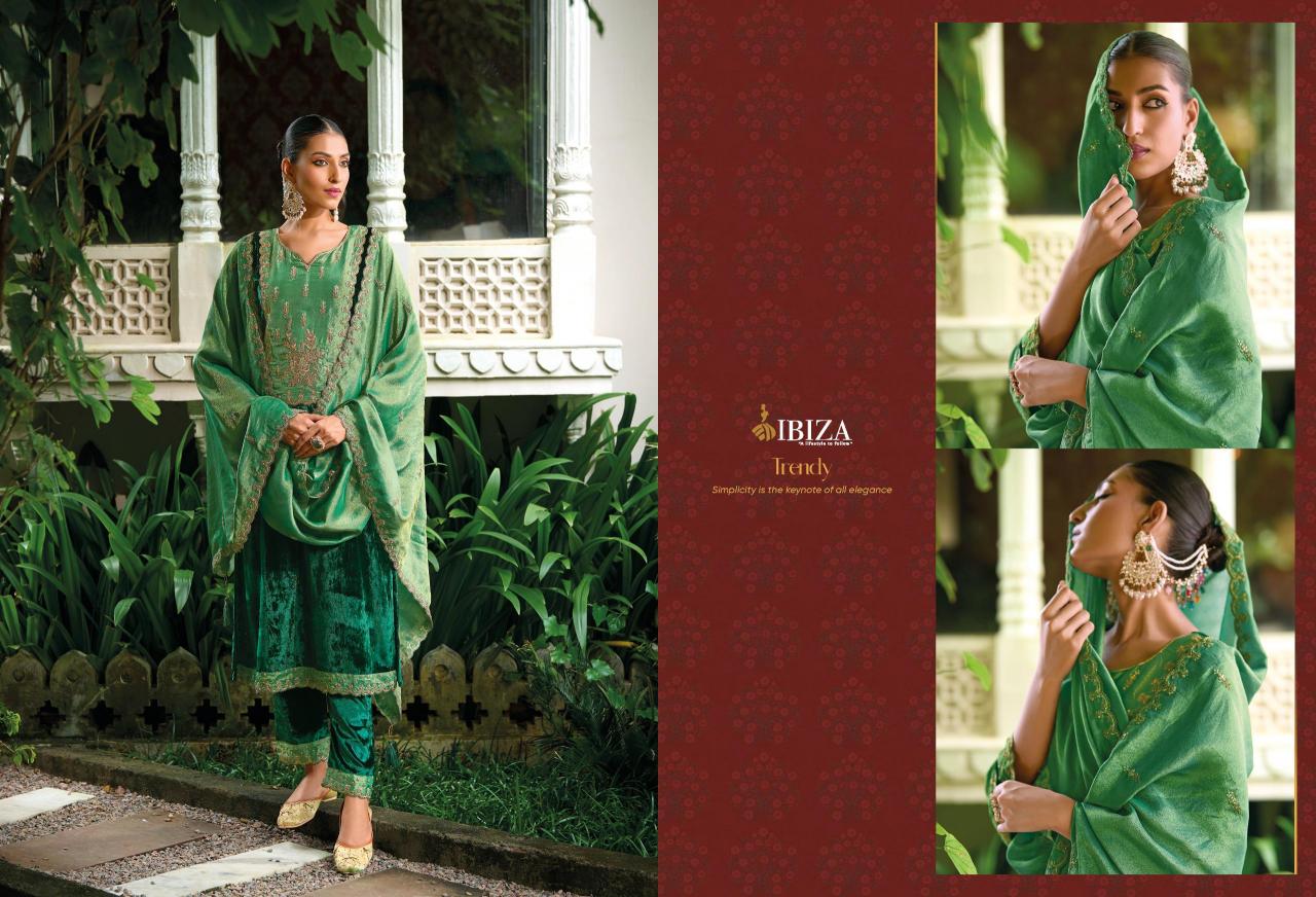 Ibiza Sabhayata Velvet Salwar Kameez Wholesale Catalog