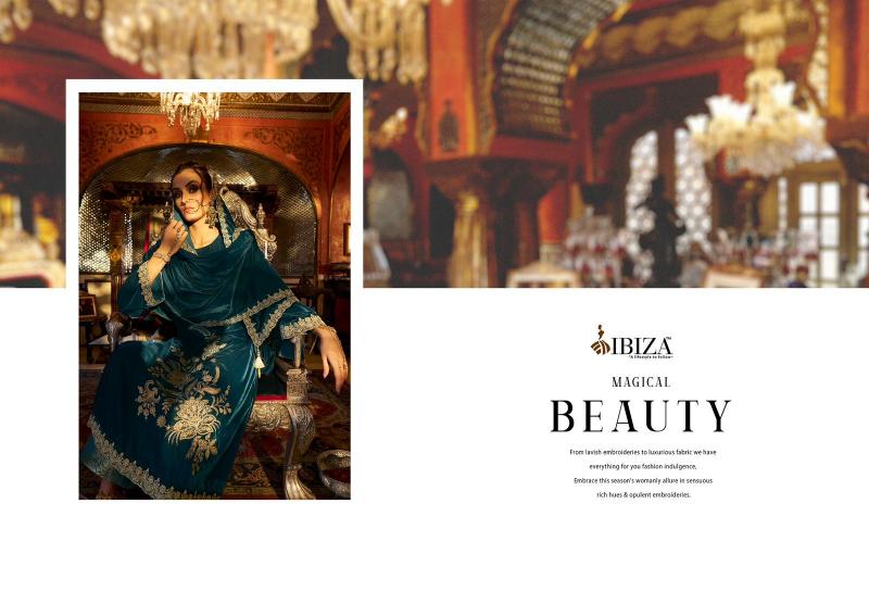 Ibiza Spring Glory Velvet Salwar Kameez Wholesale Catalog