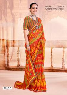 Inder Silk Mills Jhulelal 9037 different types of sarees in india