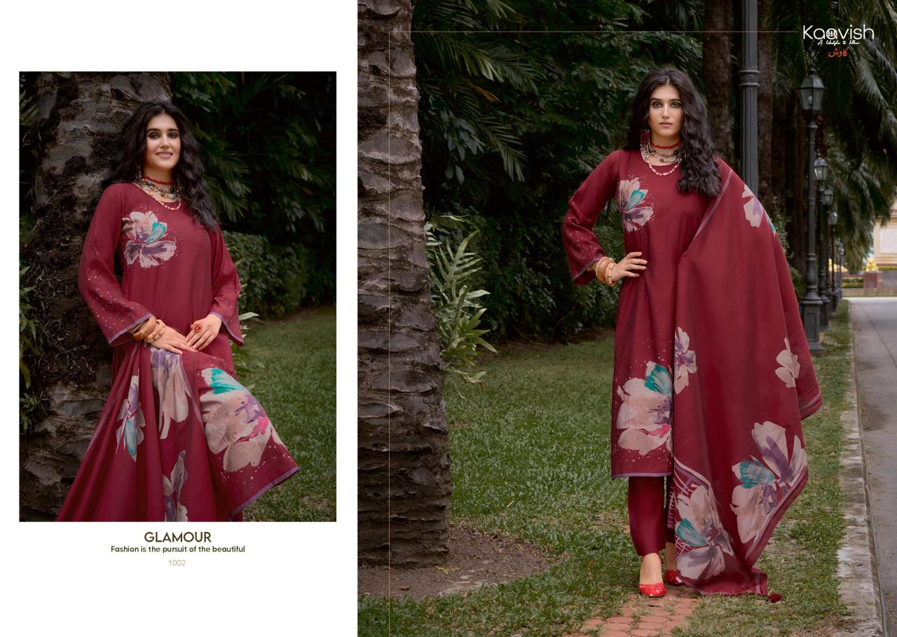 Kaavish Shaheen Viscose Digital Printed Salwar Kameez Wholesale Catalog