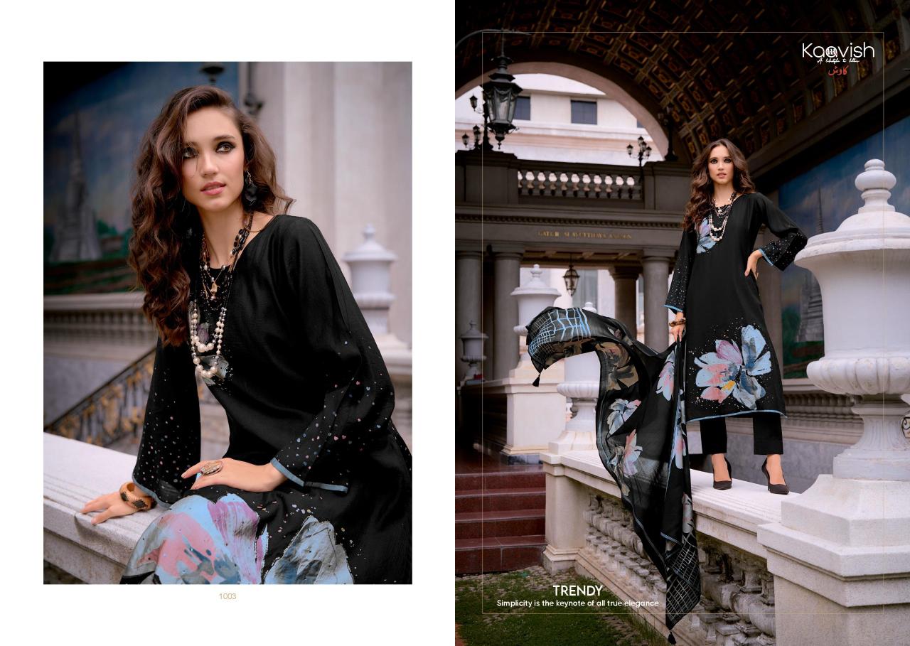 Kaavish Shaheen Viscose Digital Printed Salwar Kameez Wholesale Catalog