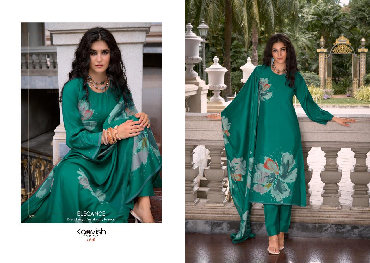 Kaavish Shaheen Viscose Digital Printed Salwar Kameez Wholesale Catalog