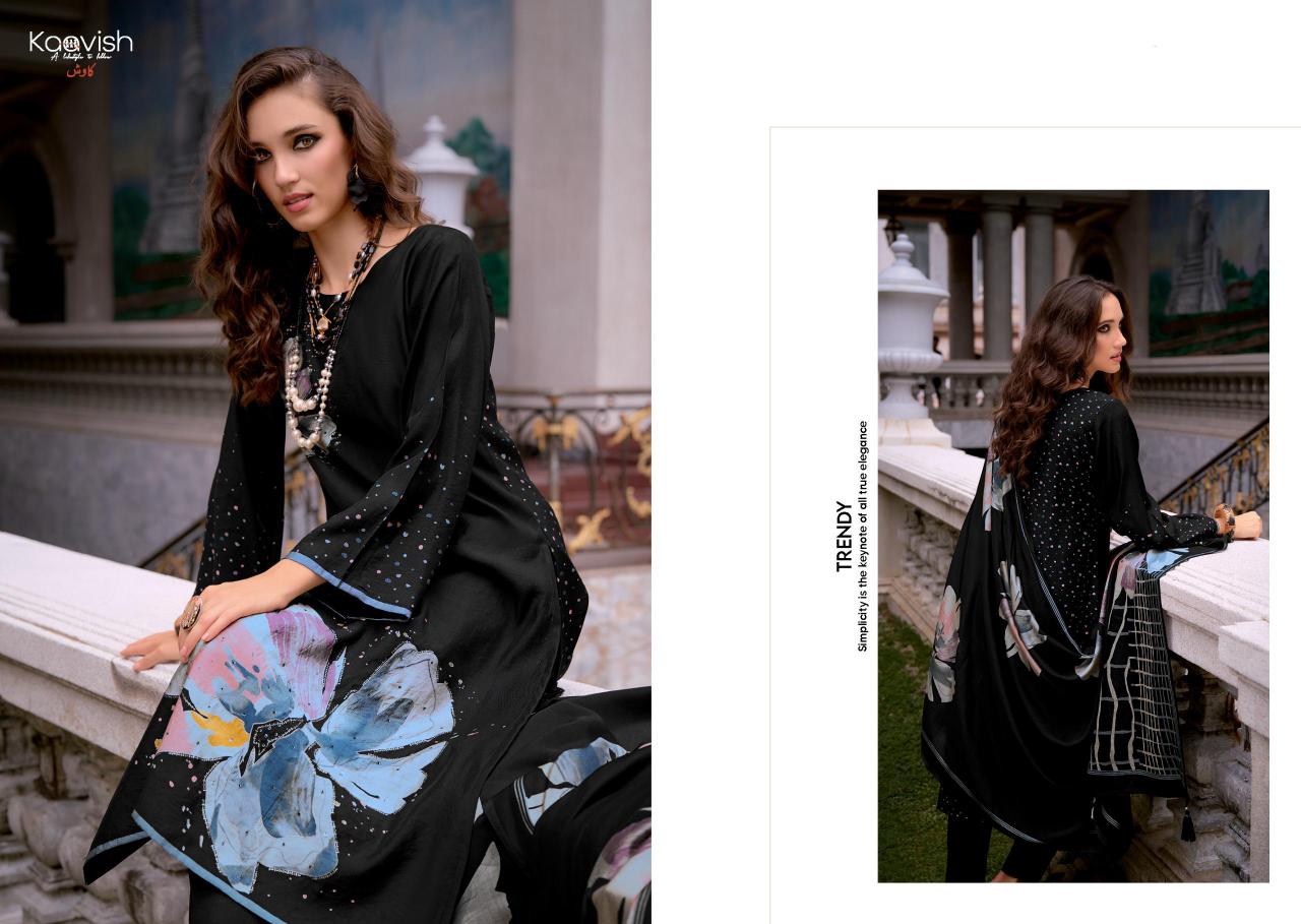 Kaavish Shaheen Viscose Digital Printed Salwar Kameez Wholesale Catalog