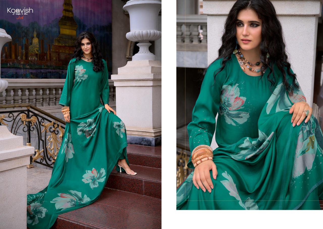 Kaavish Shaheen Viscose Digital Printed Salwar Kameez Wholesale Catalog