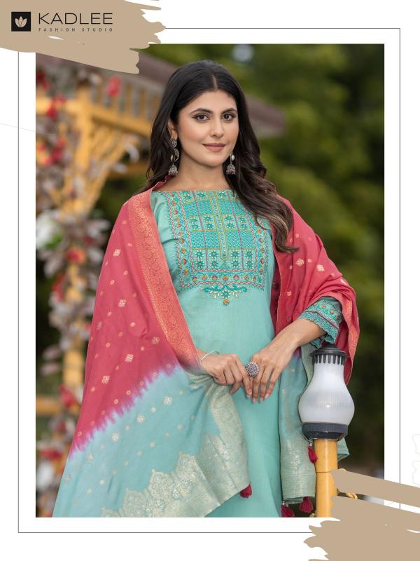Kadlee Nimaya Cotton Fabrick White Colour Kurti in India Online