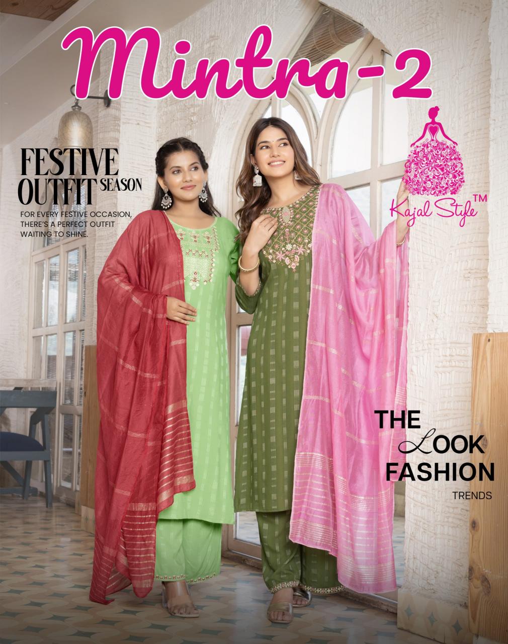 Kajal Mintra Vol 2 Peach Color Kurtis Online India Wholesale Catalog