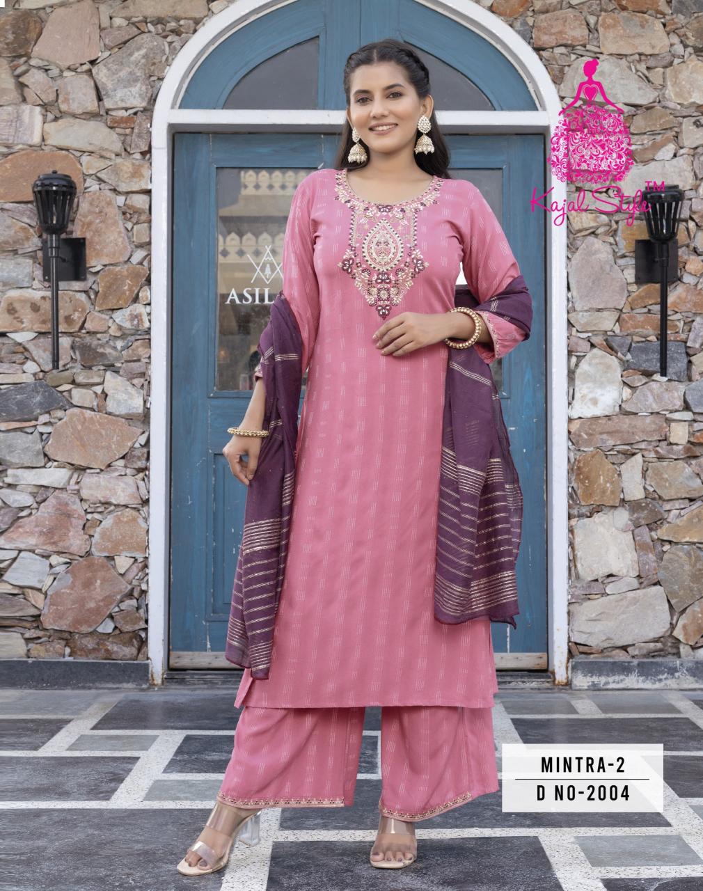 Kajal Mintra Vol 2 Peach Color Kurtis Online India Wholesale Catalog