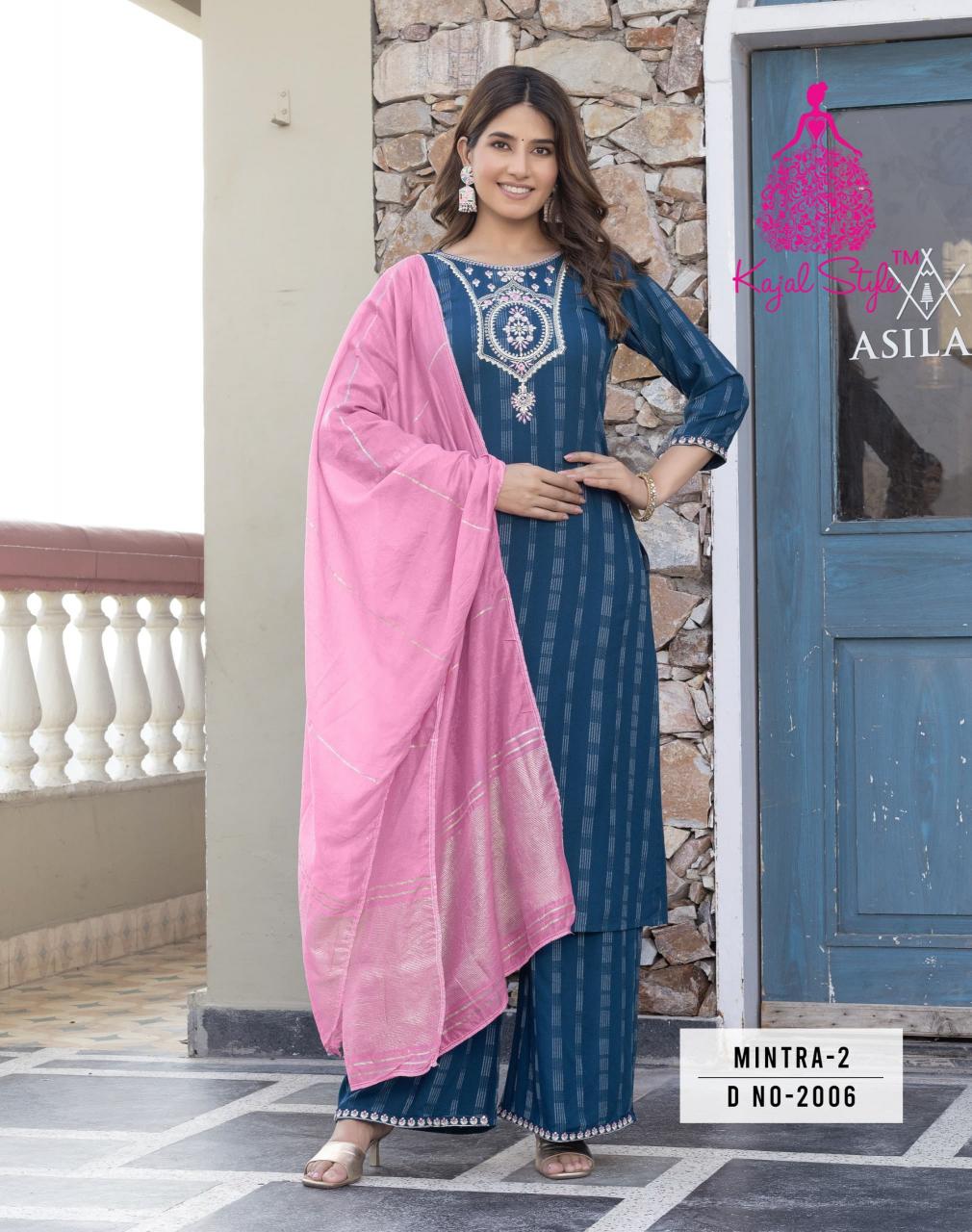 Kajal Mintra Vol 2 Peach Color Kurtis Online India Wholesale Catalog