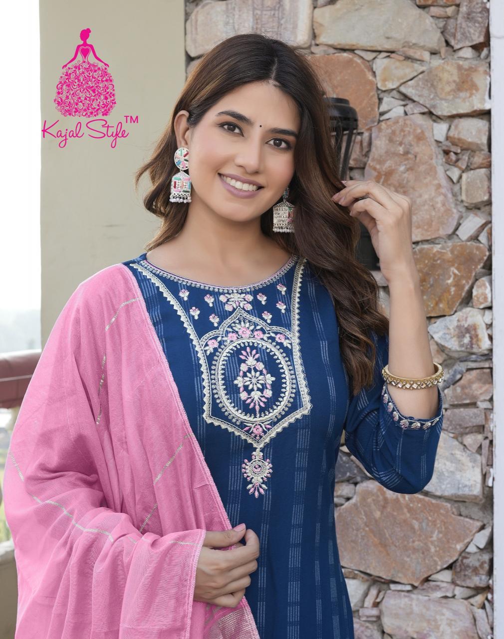 Kajal Mintra Vol 2 Peach Color Kurtis Online India Wholesale Catalog