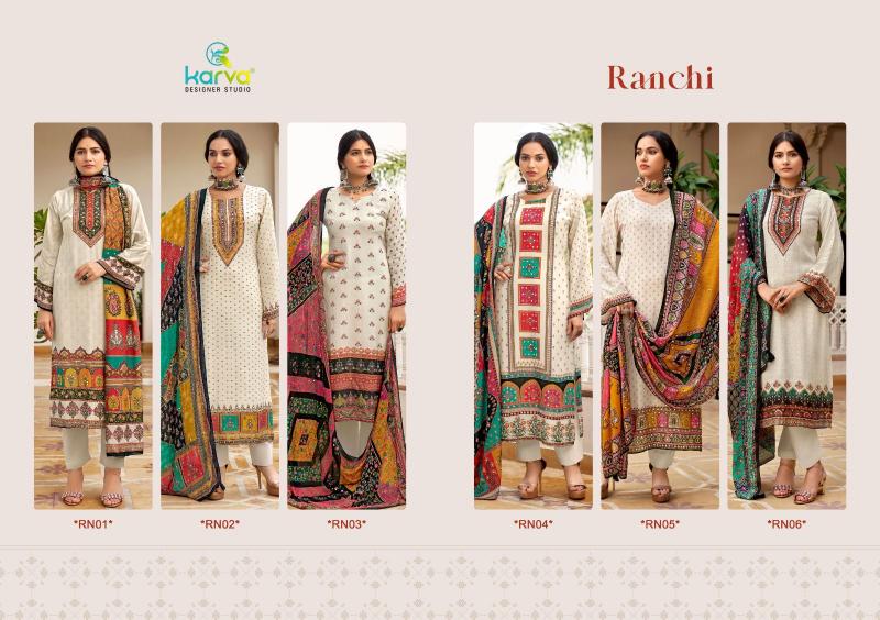 Karva Ranchi Ladies Dress Material Wholesalers in Surat