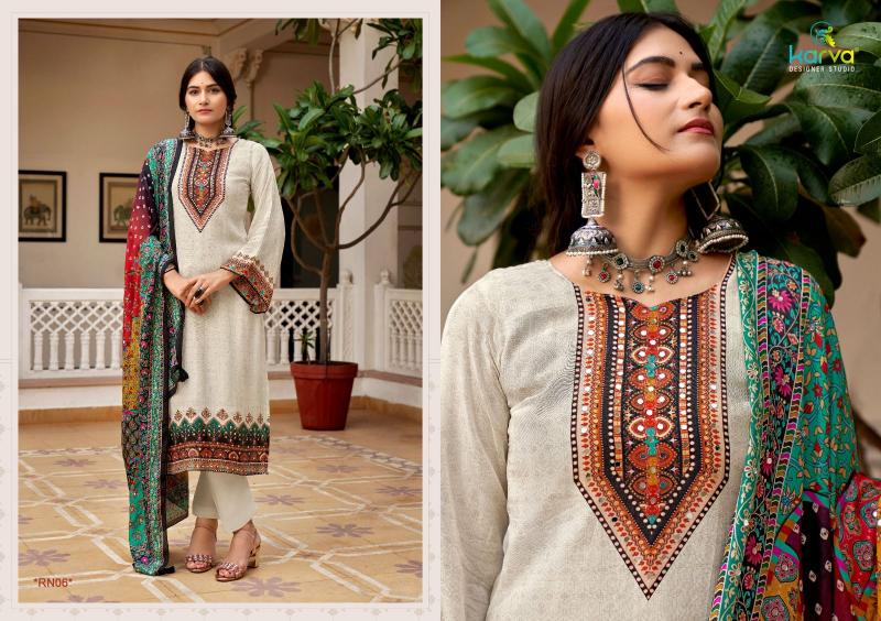 Karva Ranchi Ladies Dress Material Wholesalers in Surat