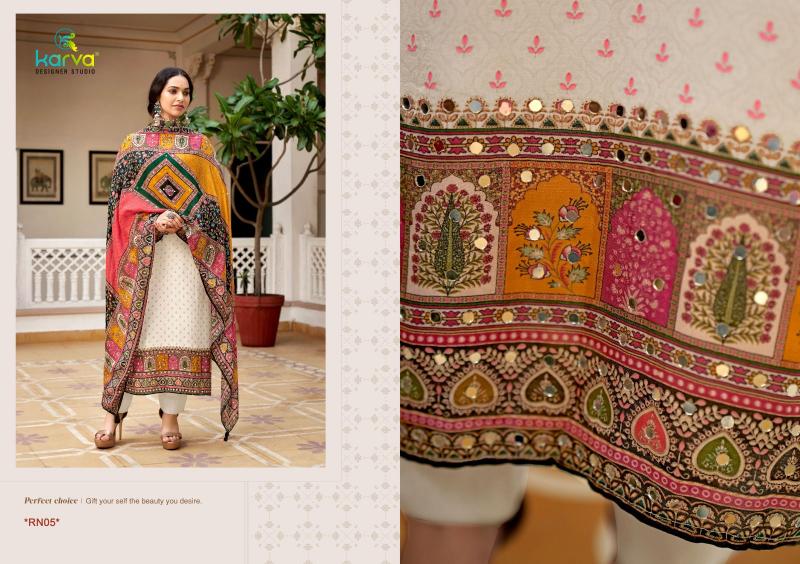 Karva Ranchi Ladies Dress Material Wholesalers in Surat