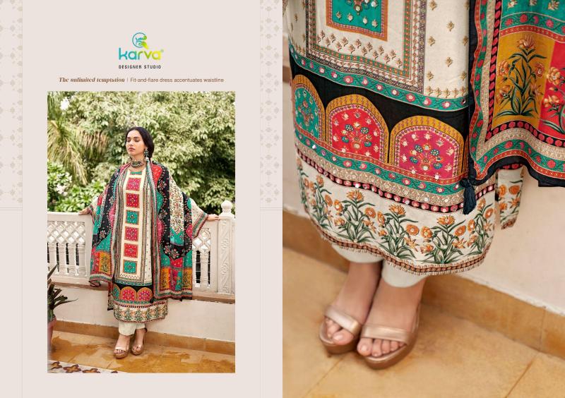 Karva Ranchi Ladies Dress Material Wholesalers in Surat
