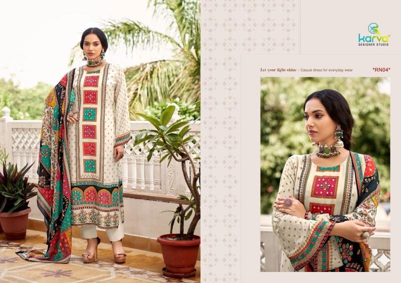 Karva Ranchi Ladies Dress Material Wholesalers in Surat